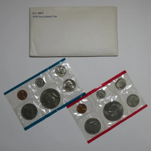 1978 US Mint Set - 12-Coin P&D Uncirculated Cover