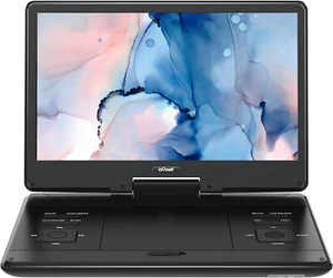 ieGeek 15.7" Tragbarer DVD Player Portabler DVD Monitor USB HDMI AV Region Frei - Bild 1 von 11