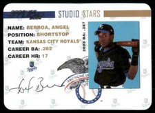 2004 Donruss Studio Stars AA Angel Berroa #SS-5 Kansas City Royals