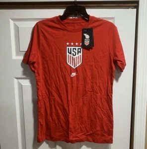 Nike USA SOCCER TEAM Youth BOYS XL RED USA Soccer T-Shirt Short Sleeve NWT - Picture 1 of 4
