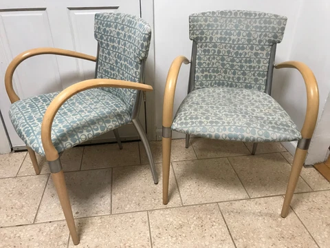 1990s Postmodern Italian Style Chairs - a Pair Cover