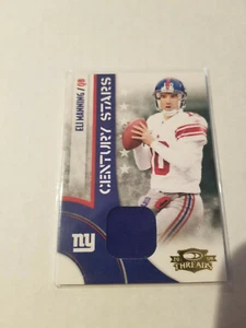 2008 Donruss Threads Century Stars Eli Manning Jersey Relic #CS-11 /250 Giants - Picture 1 of 2