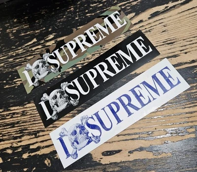 Supreme Skull Sticker Set Of 3 By Andrei Molodkin FW25 + FREE SURPRISE