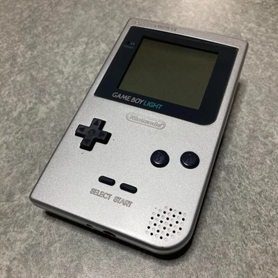 Nintendo Gameboy Light Konsole Silber MGB-101 GBL Japan getestet funktionsfähig - Bild 1 von 4
