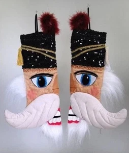 "Juego de 2 Medias Cascanueces Colección Katherine 19"" Navidad" - Imagen 1 de 1