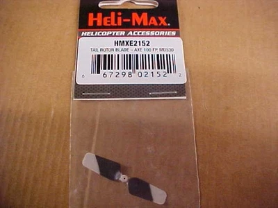 HELI-MAX HMXE2152 = TAIL ROTOR BLADE: AXE 100 FP, MD530 (NEW) - Image 1 of 2