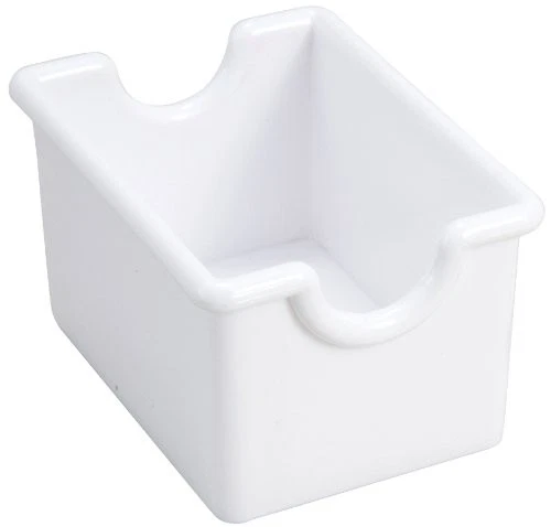 Winco White Plastic Sugar Packet Holder, 1 Dozen - Image 1 of 1