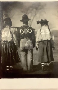 Unusual 23 Skidoo People Iowa RPPC Photo Postcard COPY - Picture 1 of 2