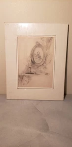 Vintage - Original William J. Dow Drawing - Art Classes Winslow Homer's Studio - Picture 1 of 10