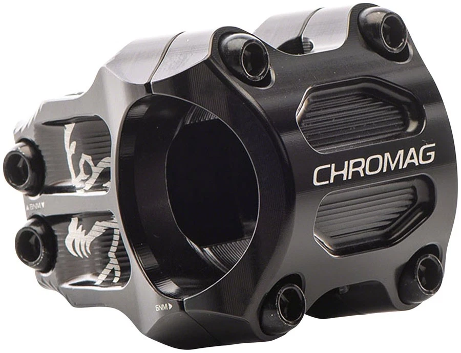 Chromag Riza 45mm BMX/MTB Stem - 6061 Aluminum, Wide Clamping, CNC Machined, - Image 1 of 1