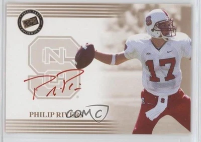 Press Pass 2004 automático bronce tinta roja Philip Rivers novato automático radiocontrol Foto 1 de 2