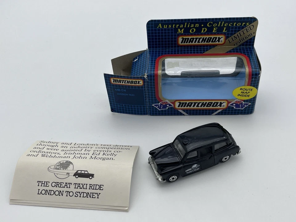 Matchbox 1-75 Series MB04 London To Sydney Taxi 1988 Release - Image 1 of 1