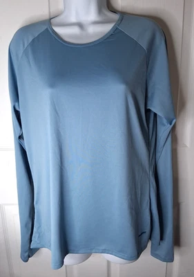 Patagonia Performance Baselayer Capilene Womens Large Light Blue Made In USA - Image 1 of 4