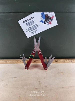 Leatherman Micra пластиковый красный #10 света использования - Изображение 1 из 4