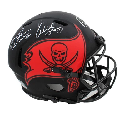 M Alstott, D Brooks, W Sapp Signed Tampa Bay Buccaneers Speed Auth Eclips Helmet - Image 1 of 4