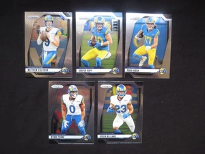 5x 2024 PRIZM Los Angeles Rams Lot - Stafford + Puka Nacua + Cooper Kupp + More - Picture 1 of 4