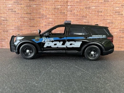 Bristol Police Tennessee 1/24 Scale Diecast Custom Motormax Police Car - Image 1 of 4