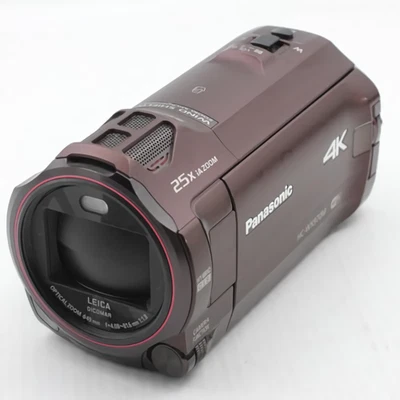 Panasonic HC-WX970M 4K Video Camera Wipe Take Camcorder Brown From Japan Used - Image 1 of 4