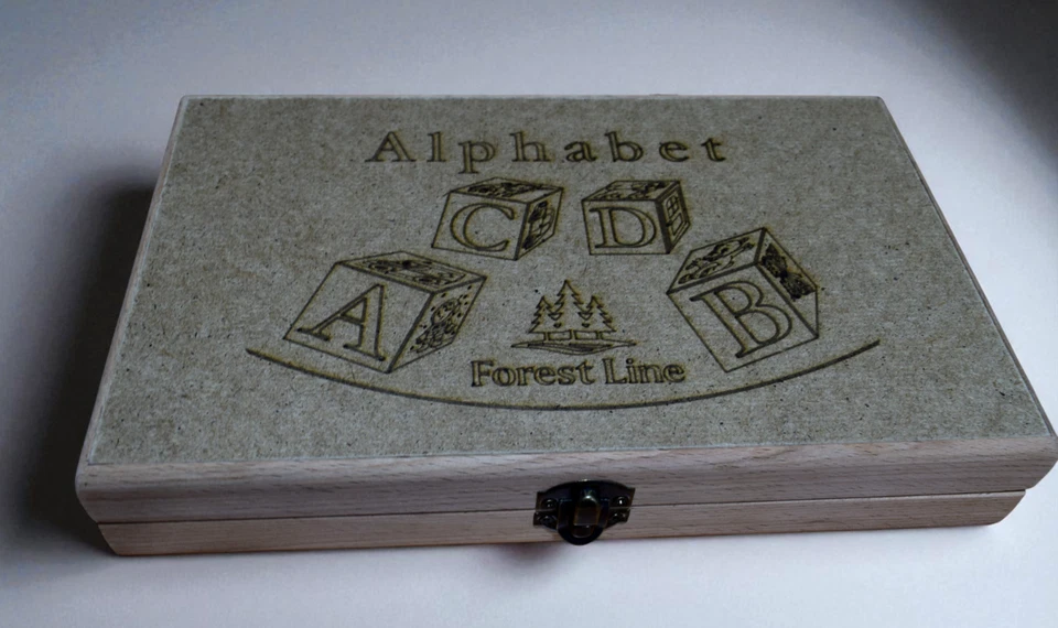 wooden alphabet blocks for kids - Image 1 of 4