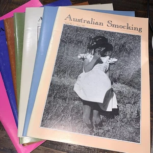AUSTRALIAN SMOCKING EMBROIDERY Magazines 1987-88 Hefte 1-7 - Bild 1 von 8