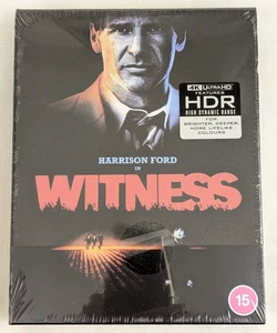 Witness (1985) 4K UHD Blu-ray Arrow Video Limited Edition Box Set Harrison Ford - Imagen 1 de 17