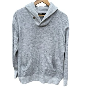 J. Crew Damen grau meliert Pullover Schalkragen Sweatshirt Damen Medium - Bild 1 von 5