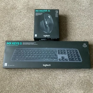 Logitech MX Master 3S Wireless Mouse And MX Keys S Keyboard (Empty Boxes). - Picture 1 of 5