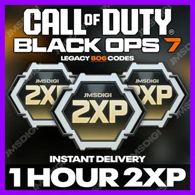 Call of Duty Black Ops 7 (BO7) – 1 Hour Double XP 2XP | Legacy Codes (BO6)