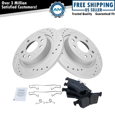 Kit de pastillas de freno y rotor cerámico trasero Performance para Saab 9-3 2004-2011 Foto 1 de 4