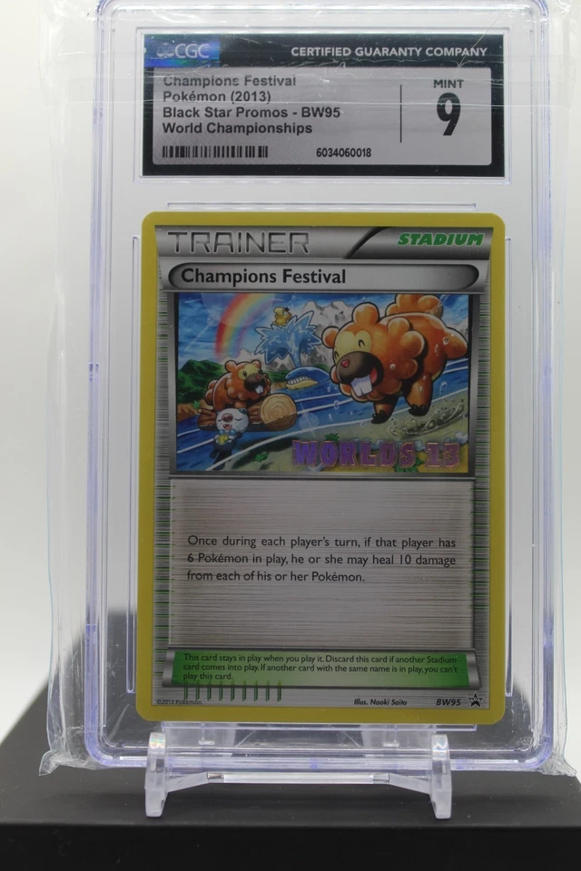 CGC 9 - World Championships Festival #BW95 - 2013 Pokemon Black Star Promo - Image 1 of 1