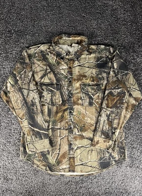 Camisa con botones Ranger XL camuflaje manga larga 100 % algodón caza exterior Foto 1 de 4