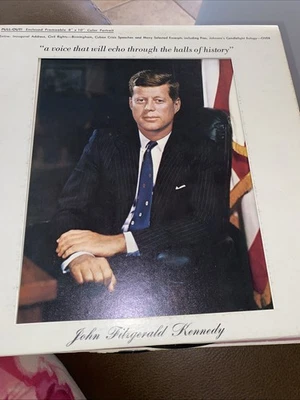 John F. Kennedy LP 33 1/3 RPM Record Columbia 864-679 Vintage Speech Lp - Image 1 of 4