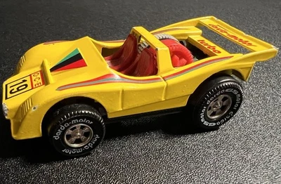 DARDA Die Cast Motorized Car Gran Prix Turbo Yellow Racer OCE 19 VG+ - Image 1 of 4