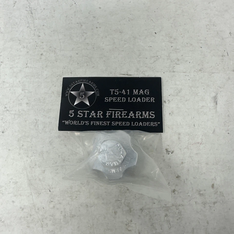 Aluminum Speedloader, Speed Loader; S&W 57&58; Hlds 6 Rnds 41 Mag; S6-41 Mag-102 - Image 1 of 4