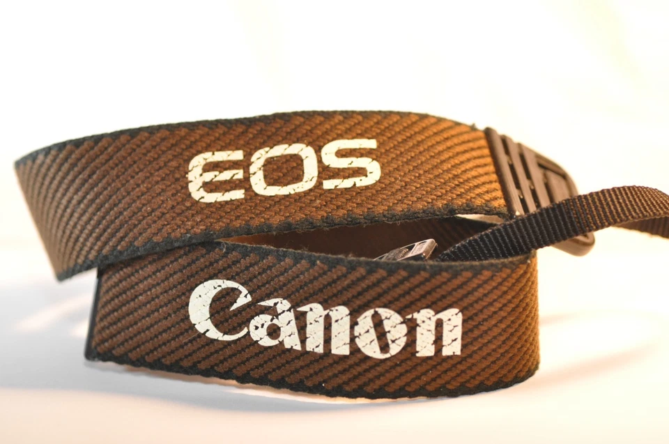 Canon EOS marrón correa de hombro para cámara para película digital SLR A2 T5 T6 5D 70D 60D Foto 1 de 4