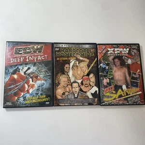 ECW - RARE-  Deep Impact Uncensored, Hardcore Homecoming & XPW wrestling DVD Lot - Picture 1 of 12