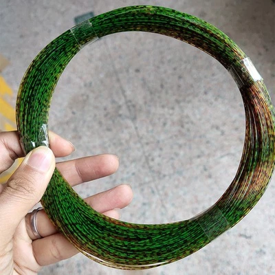 Línea de pesca manchada invisible 3D de 0,5 mm-1,4 mm monofilamento moteado mono línea 100 m Foto 1 de 4