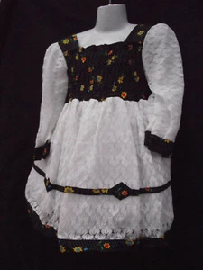 ~BNWT Girls Sz 3 Gorgeous White Lace Full Skirt Party Dress~ - Picture 1 of 6