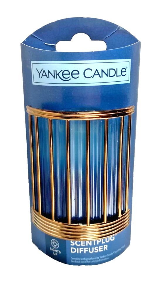 Yankee Candle BLUE COBRE CUFF difusor enchufe perfumado se enciende ~ ENVÍO GRATUITO Foto 1 de 1