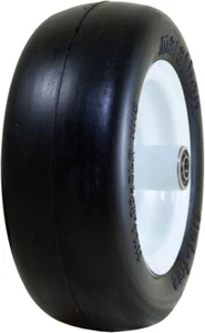 01410P 5" hub, 3/4" Bushings 11x4.00 Flat Free Lawnmower Tire on Wheel - Picture 1 of 12