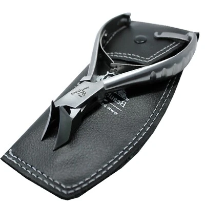 BEAUTYTRACK Mond gebogene Zehennagelschneider für dicke Nägel Podologie strapazierfähige Schneider Zange