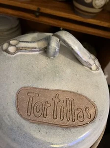 10” Tortilla Warmer , Covered, Studio Pottery. one of a kind - Picture 1 of 5