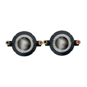 Pair 34MM 8 Ohm Titanium Replacement Diaphragms For PA Speaker Driver Tweeter - Picture 1 of 11