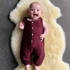Newborn Infant Baby Boy Girl sleeveless Romper Bodysuit Jumpsuit Summer Clothes