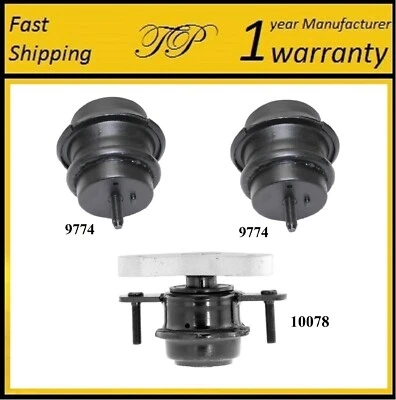 3PCS Motor & Trans Mount For Infiniti 2WD FX35 3.5L 2009-2012, FX37 3.7L 2013-AT - Image 1 of 4