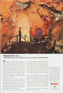 Vintage 1964 Sinclair Free Tour Service Driving To NY World's Fair Advertisement - Picture 1 of 1