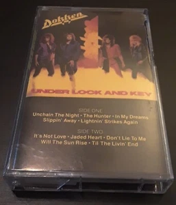 Dokken: Under Lock And Key 1985 Elektra Records Cassette VG+ Hair Metal - Picture 1 of 8