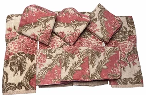 RARO!!! Set di 10 asciugamani da bagno vintage Ralph Lauren rosa floreale Knightsbridge - Foto 1 di 4