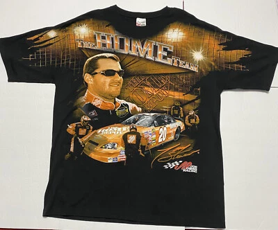 Vtg Tony Stewart Home Depot All Over Print Chase NASCAR T-Shirt Size XL 2006 - Image 1 of 4