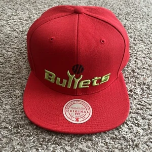 Washington Bullets Mitchell & Ness Classic Reverse Grinch SnapBack Hat  - Picture 1 of 4